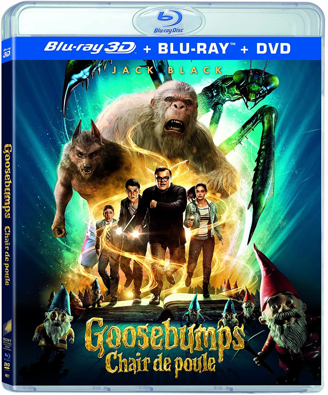 Goosebumps (3D) (3 Discs) Bilingual [Blu-ray]