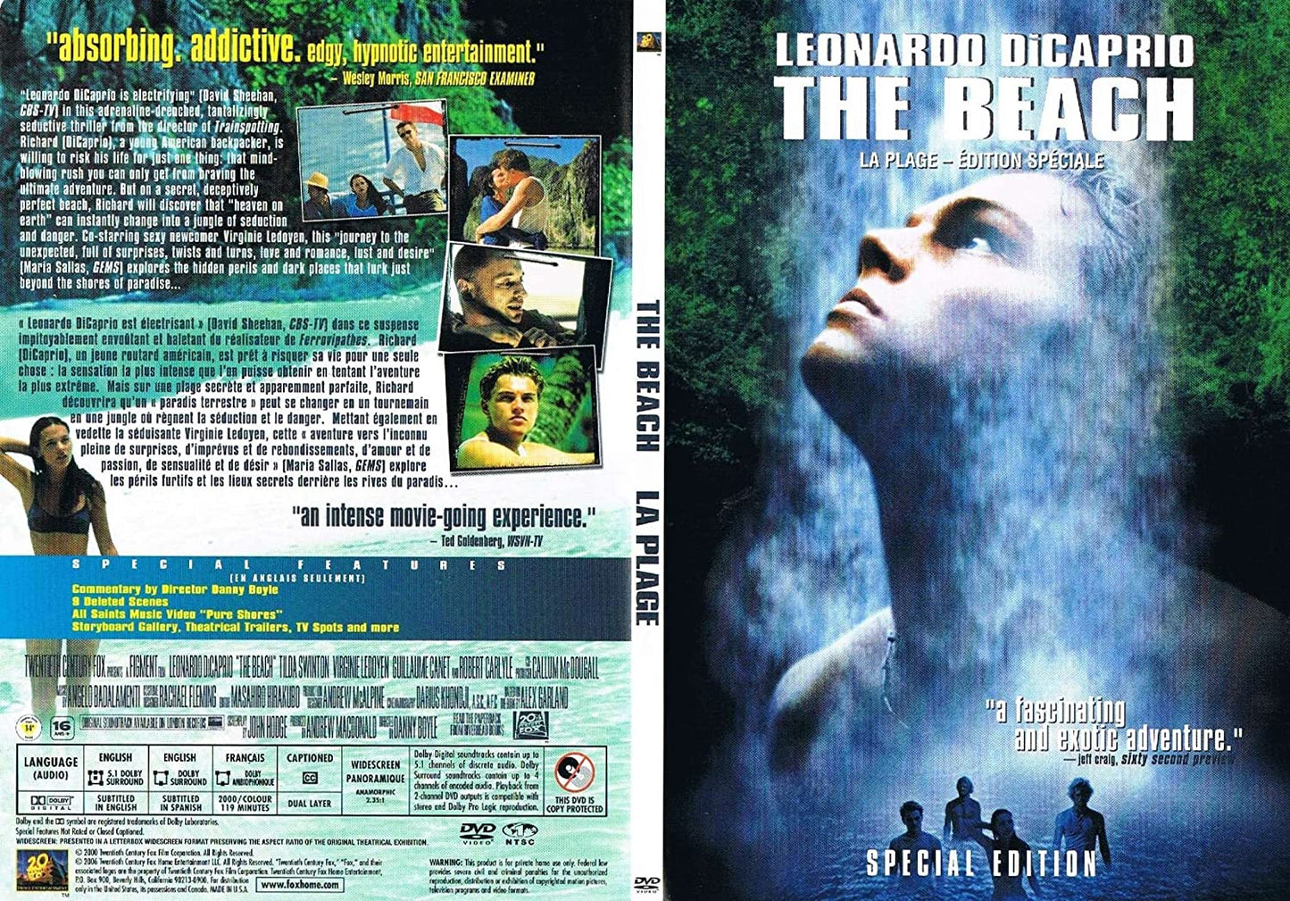 The Beach/ Leonardo Dicaprio - English & French Audio Tracks (slim case) [DVD]