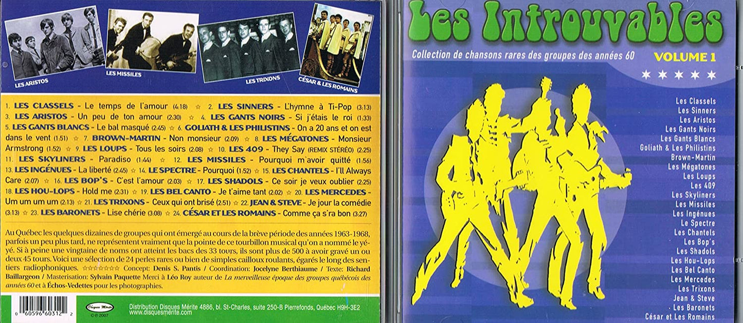Les Introuvables, Volume 1 [Audio CD] Artistes Varies