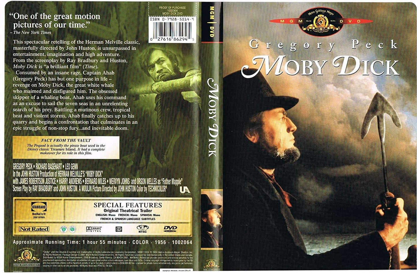 Moby Dick (Language & Subtitles: English/ French & Spanish) [DVD]
