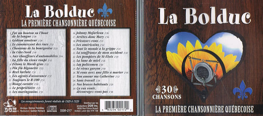 30 CHANSONS - LA PREMIÈRE CHANSONNIÈRE QUÉBÉCOISE - LA BOLDUC [Audio CD] La Bolduc