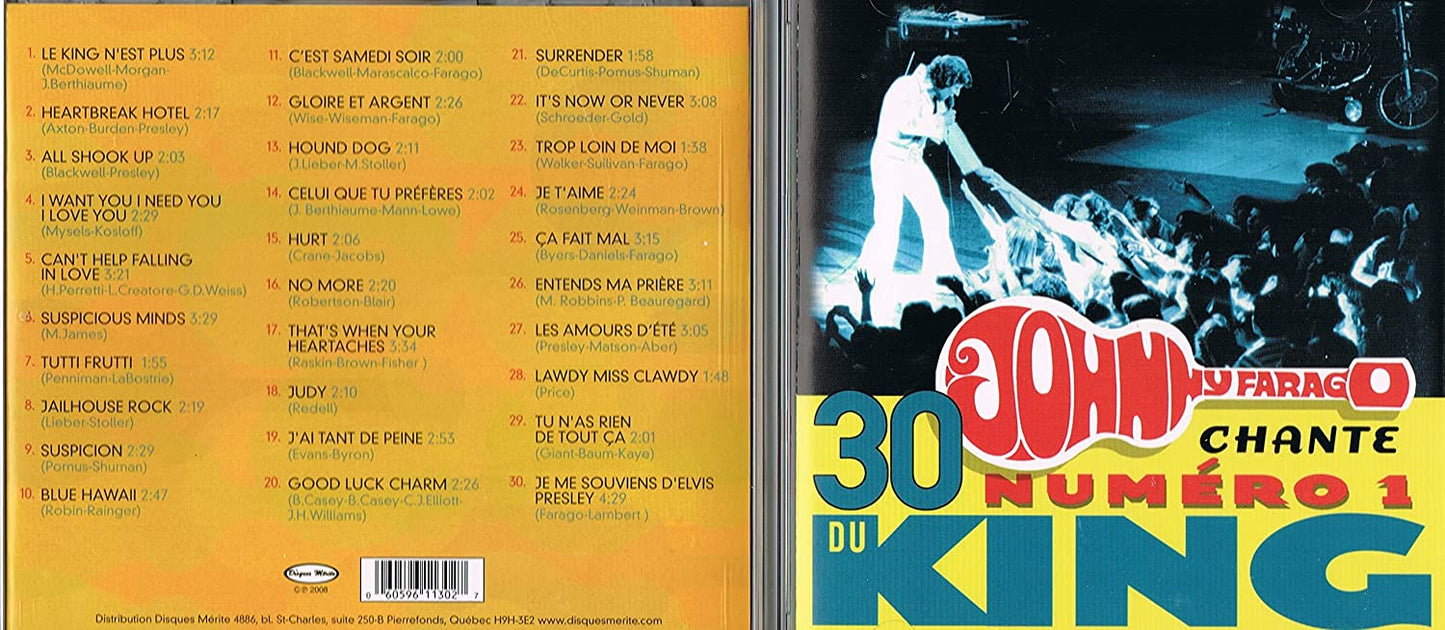30 Numero 1 Du King [Audio CD] Johnny Farago