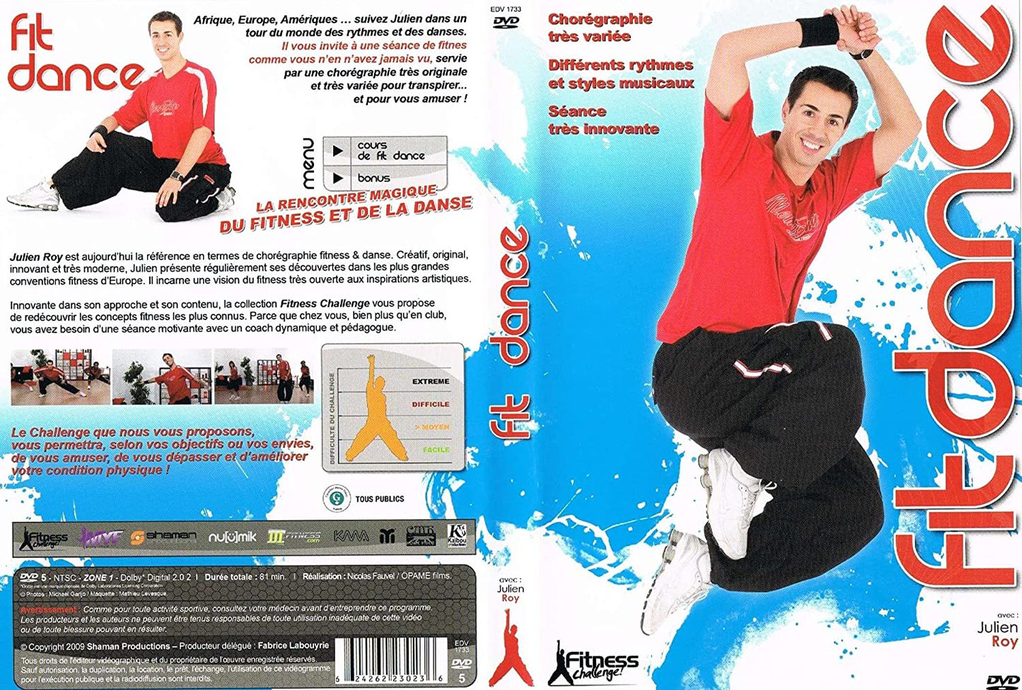 Fit Dance avec Julien Roy (Version Francaise seulement/ aucun sous-titres) [DVD]