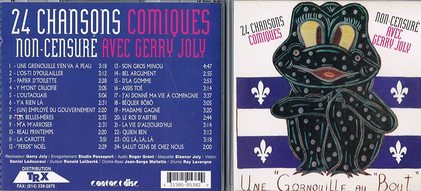24 Chansons Comiques-Non-Censure [Audio CD] Gerry Joly
