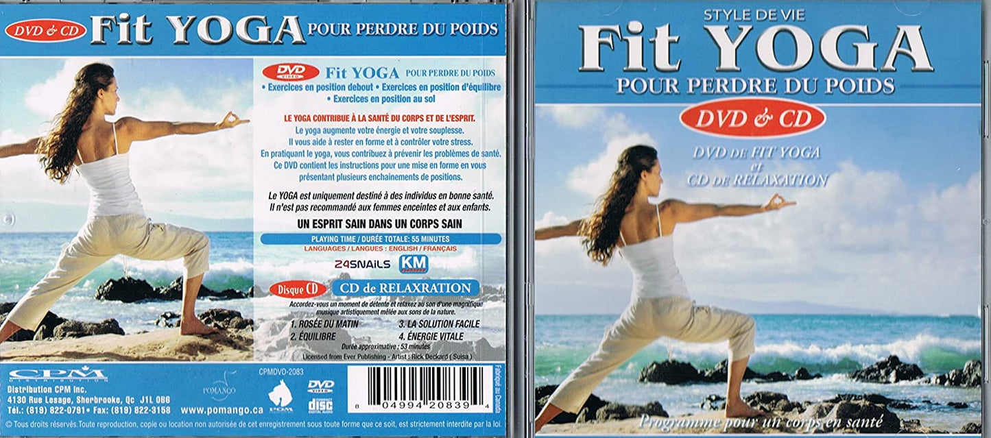 Fit Yoga Pour Perdre du Poids - Style de vie (DVD de Fit Yoga & CD de Relaxation) ENGLISH & FRANCAIS [DVD]