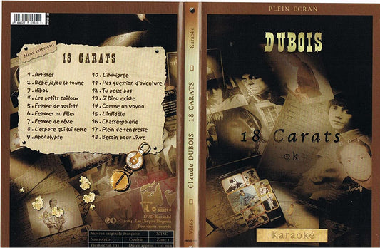 18 Carats Ok de Claude Dubois (18 Chansons Karaoke) [DVD]