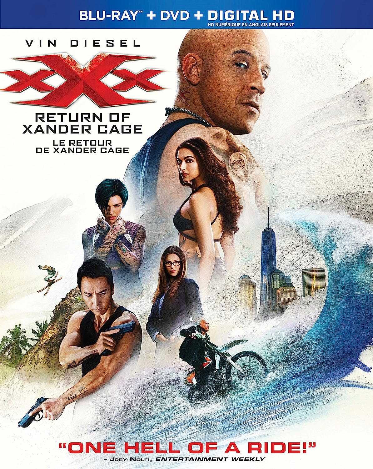 xXx: Return of Xander Cage [Blu-ray + DVD + Digital HD] (Bilingual) [Blu-ray]