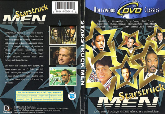 Starstruck Men (Slim Case) / with Ben Afleck/ Nicolas Cage/ George Clooney/ Kevin Costner/ Johnny Depp/ Michael Douglas/ Harrison Ford/ Eddie Murphy/ Jackie Chan/ Will Smith/ P. Diddy/ Russell Crowe/ Keenu Reeves/ [DVD]