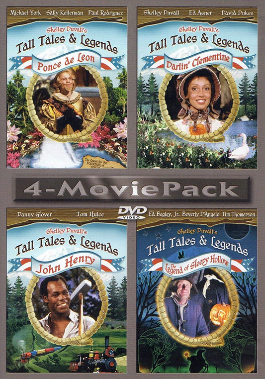 Tall Tales & Legends: Ponce de Leon / Darlin' Clementine / John Henry / The Legend Of Sleepy Hollow (4 Movie Pack) [DVD]