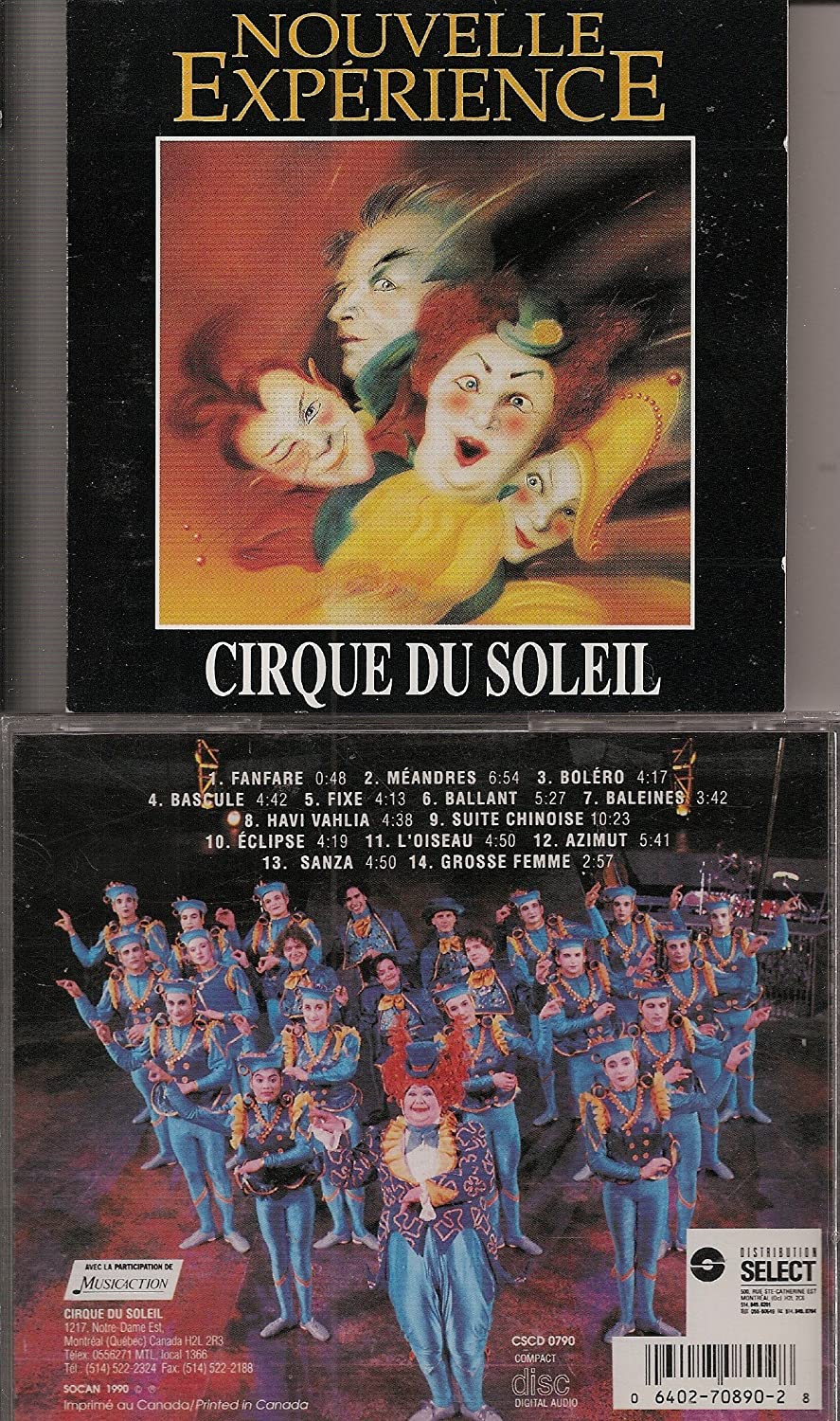 Nouvelle Experience - Cirque Du Soleil [Audio CD]