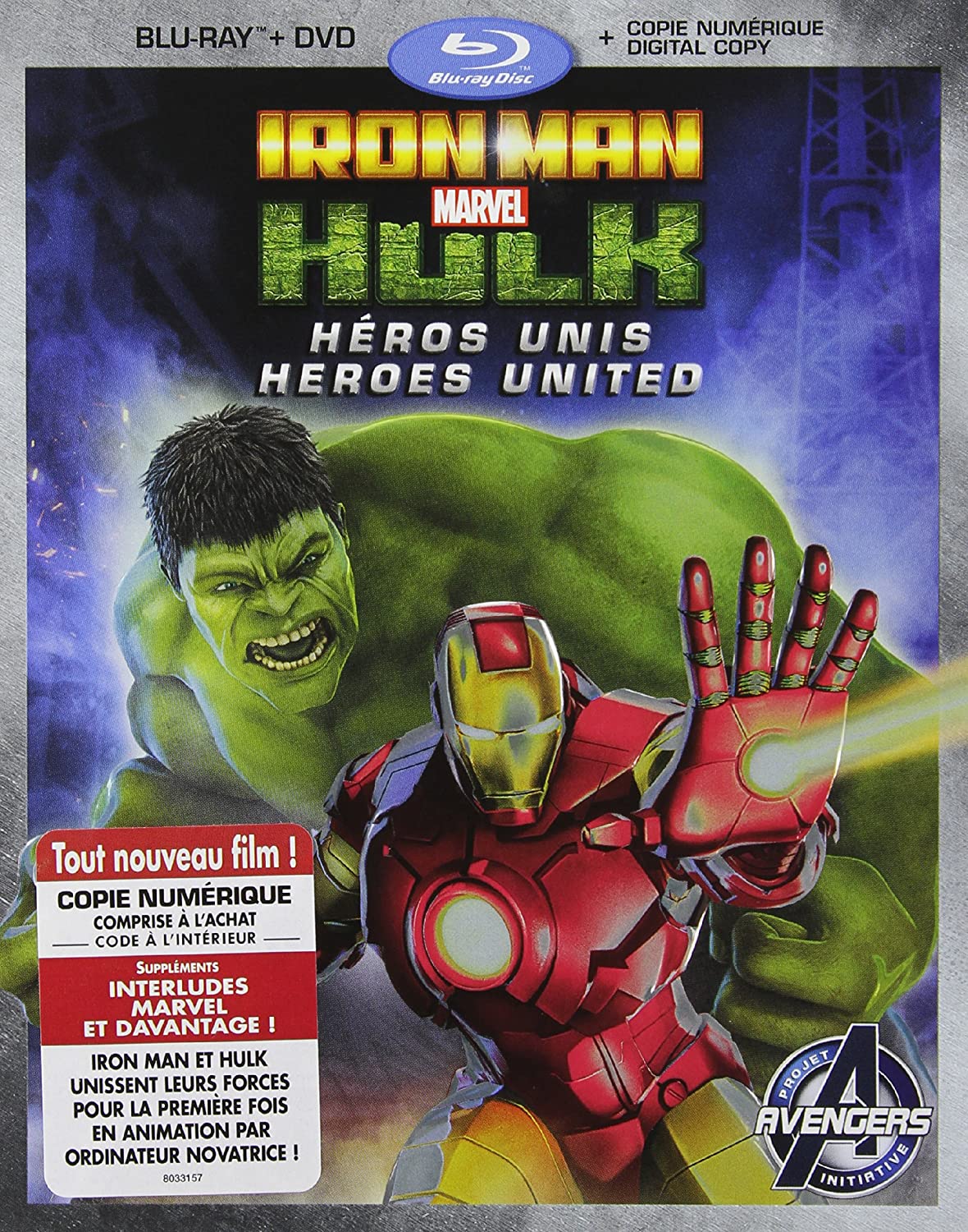 Marvel's Iron Man & Hulk: Heroes United [Blu-ray] (Bilingual) [Blu-ray]