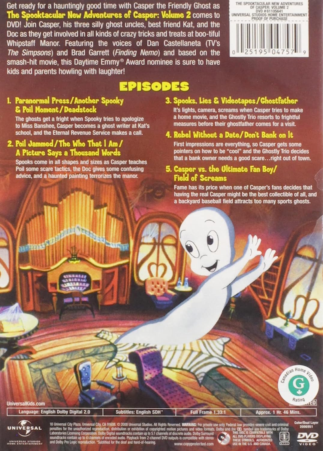 Casper: Spooktacular New Adventures Vol. 2 [DVD]