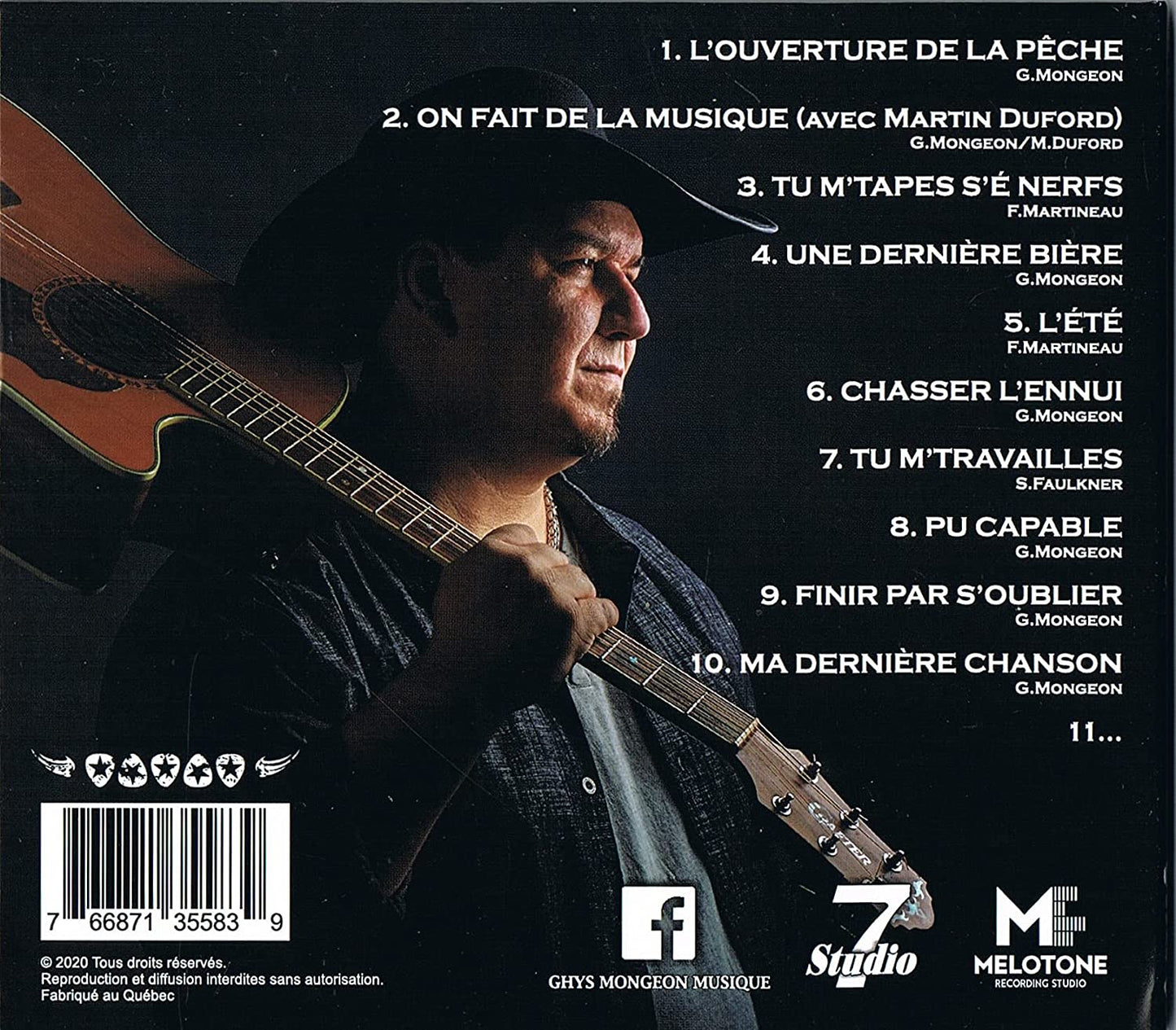 Chasser L'ennui [Audio CD] Ghys Mongeon