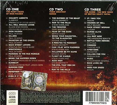 Many Faces of Iron Maiden 3 CD [Audio CD] Various Artists