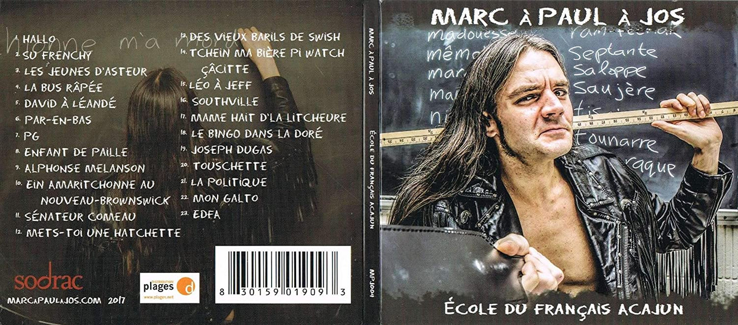 École du Francais Acajun [Audio CD] Marc A Paul A Jos