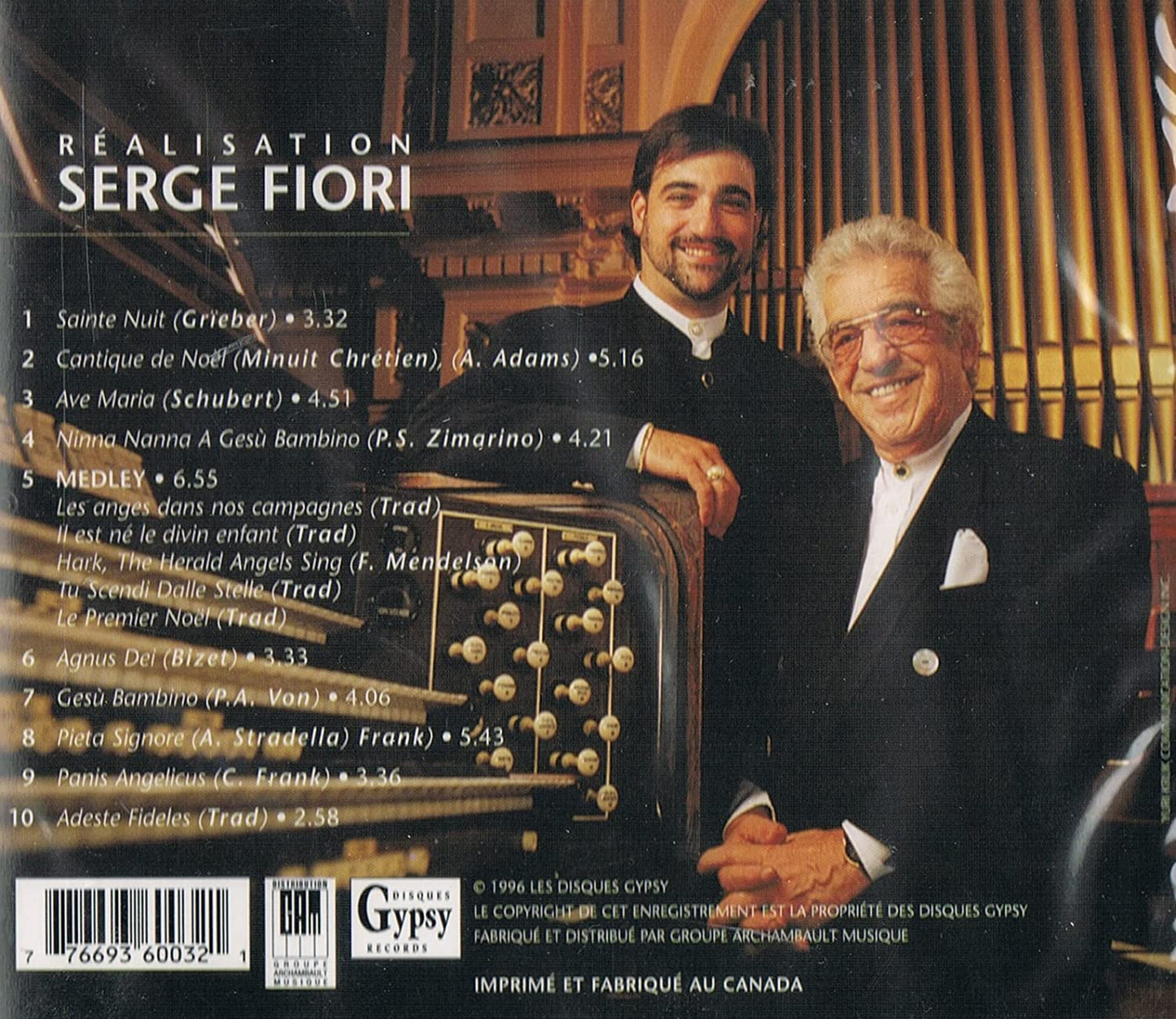 Cantiques de Noel (Audio CD) Georges Fiori
