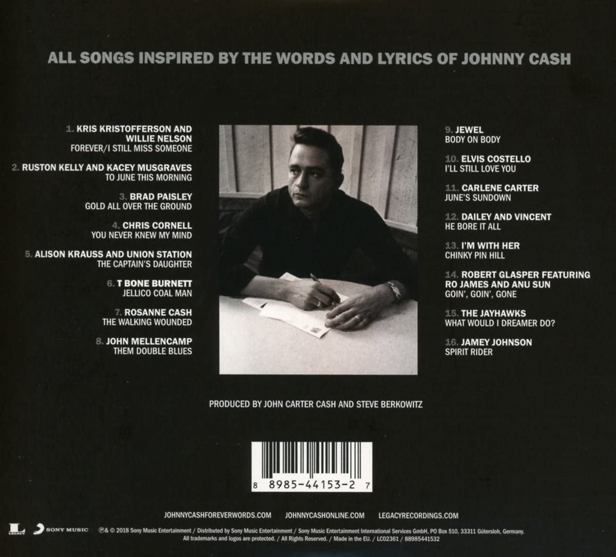 Johnny Cash: The Music: Forever Words [Audio CD] Various Artists, Multi-Artistes