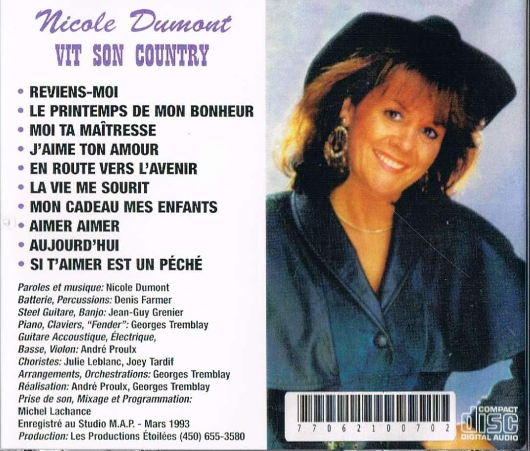 Vit Son Country [Audio CD] Nicole Dumont